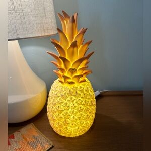 Peach Colored Pineapple Pina Colada Lamp by Goodnight Light Barcelona